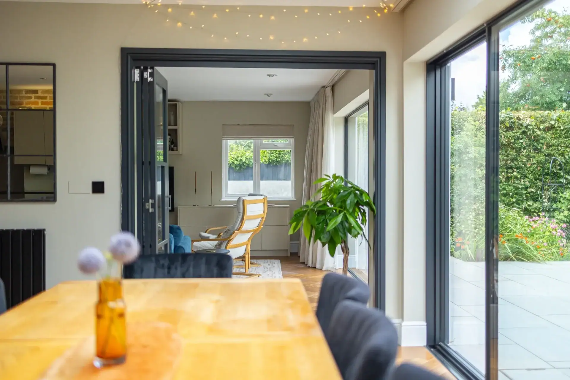 interior home renovation with bespoke kitchen and open plan layout